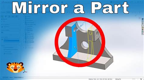 how to mirror a sheet metal part in solidworks|mirror entire part solidworks.